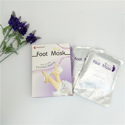 2020 Hot Sale Skincare Korean cosmetics Baby Soft Feet Peeling Exfoliation Heel Skin Callus Removal Socks Foot Mask