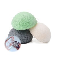 Custom Healthy Face Make Up Shaped Konjac Sponge