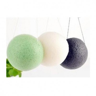 Hot sale New Natural Konjac Sponge Cleansing Cotton Bamboo Charcoal Cleaning Flapping Amorphophallus Konnyaku Wet Sponge